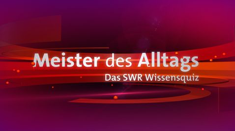 Meister des Alltags auf SWR